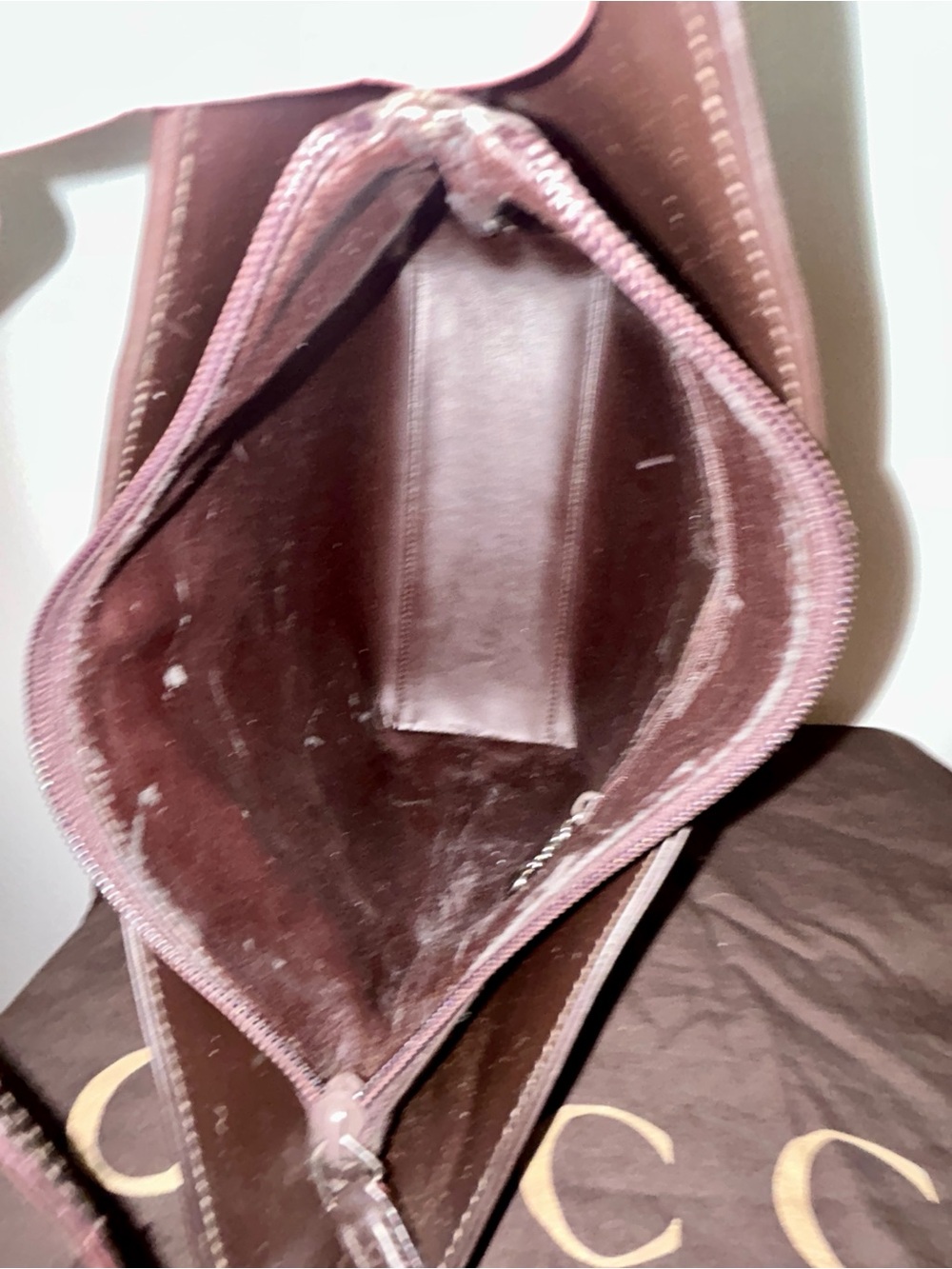 Gucci Tom Ford era Vintage leather shoulder bag. - Picture 12 of 14